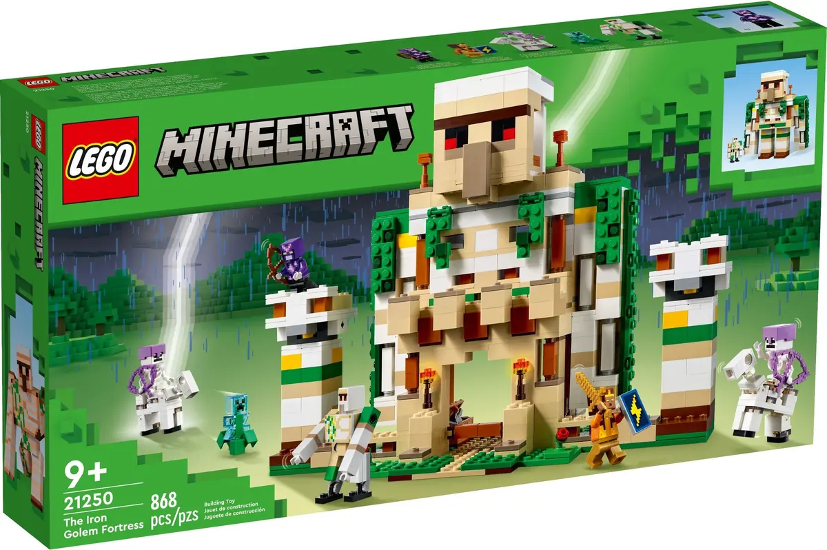 LEGO Minecraft 21250 The Iron Golem Fortress set, image 2