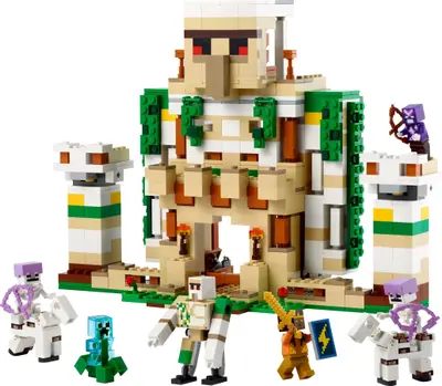 LEGO Minecraft 21250 The Iron Golem Fortress set