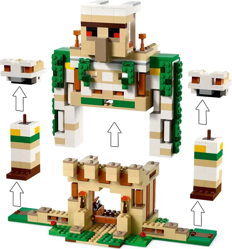 LEGO Minecraft 21250 The Iron Golem Fortress set, image 4