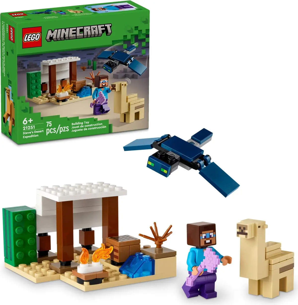 LEGO Minecraft 21251 Steve's Desert Expedition set, image 2