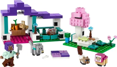 LEGO Minecraft 21253 The Animal Sanctuary set