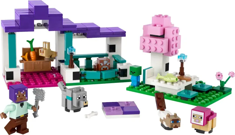 LEGO Minecraft 21253 The Animal Sanctuary set