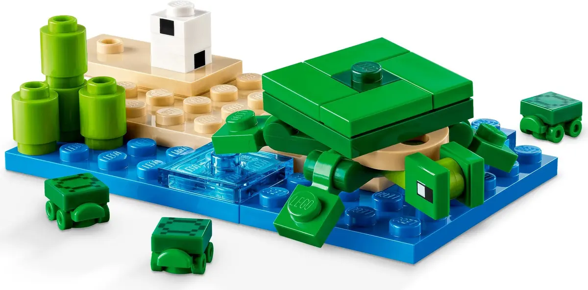 LEGO Minecraft 21254 The Turtle Beach House set, image 4