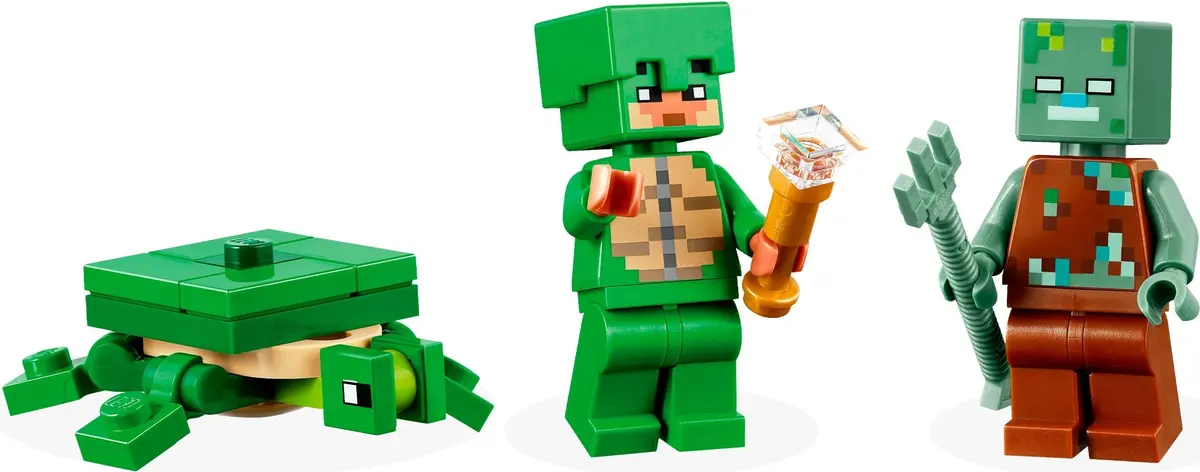 LEGO Minecraft 21254 The Turtle Beach House set, image 7