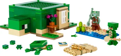 LEGO Minecraft 21254 The Turtle Beach House set
