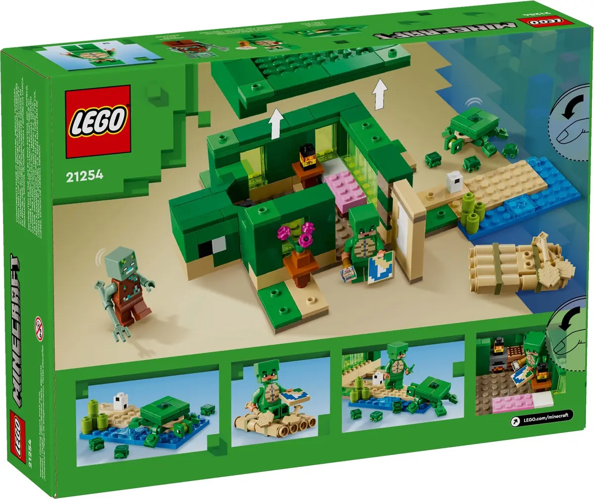 LEGO Minecraft 21254 The Turtle Beach House set, image 8