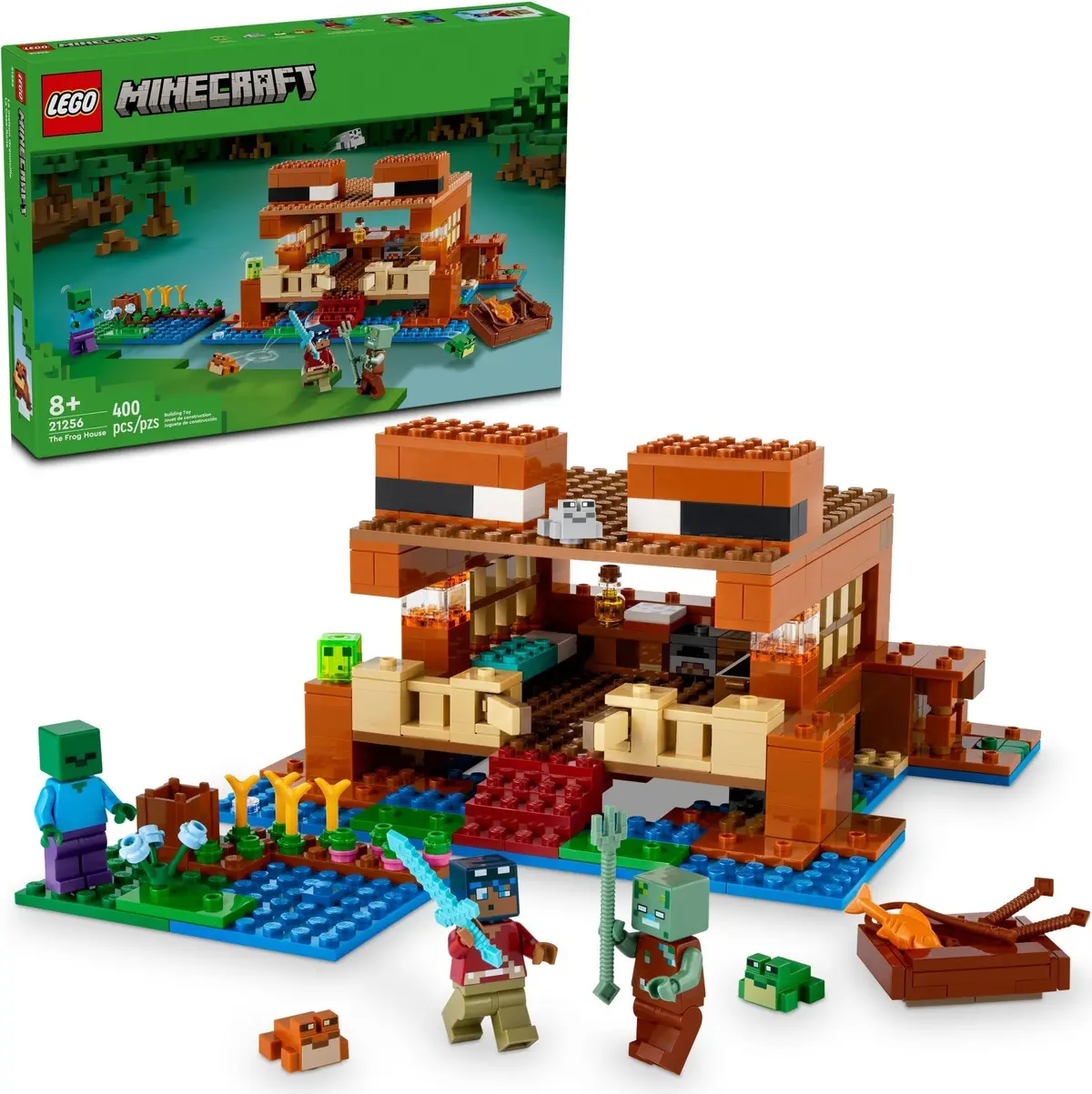 LEGO Minecraft 21256 The Frog House set, image 2
