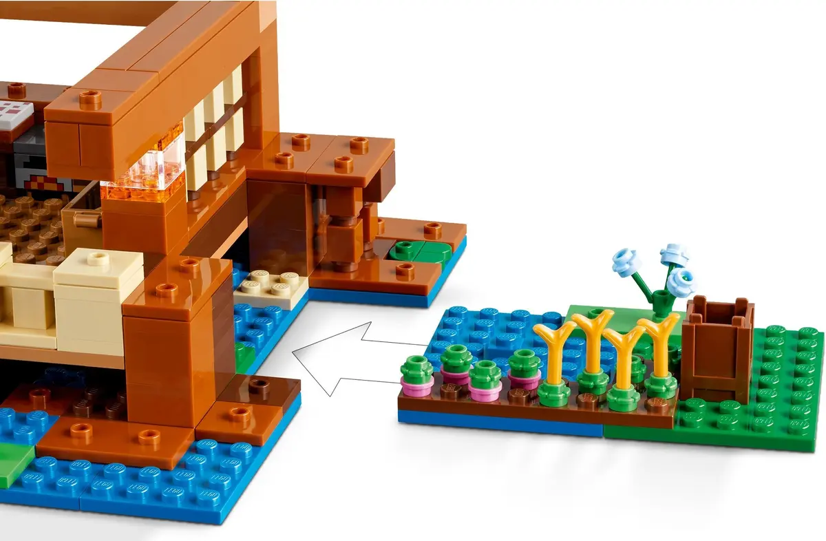 LEGO Minecraft 21256 The Frog House set, image 7