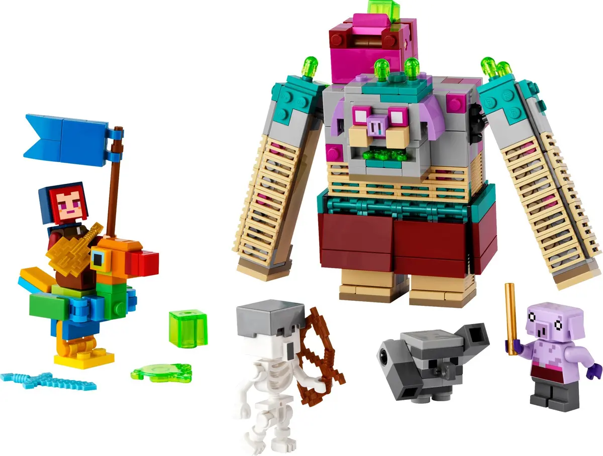 LEGO Minecraft 21257 The Devourer Showdown set