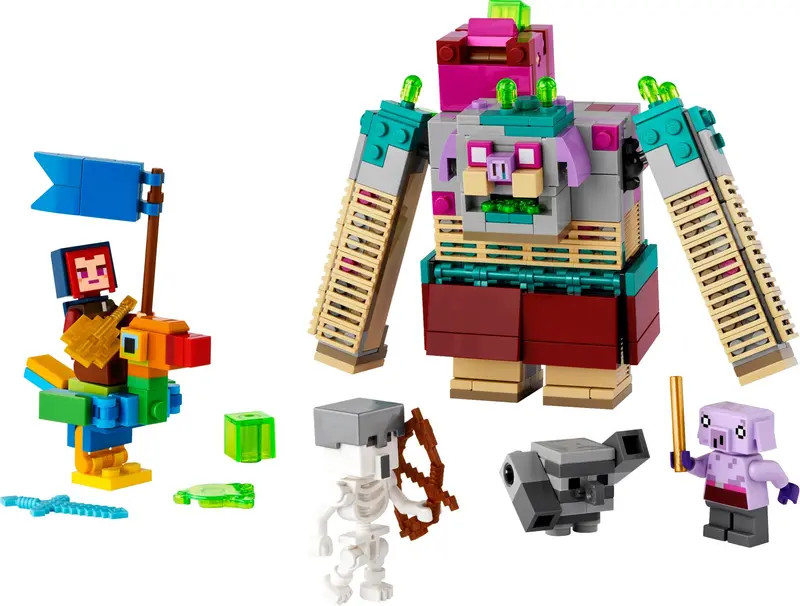 LEGO Minecraft 21257 The Devourer Showdown set