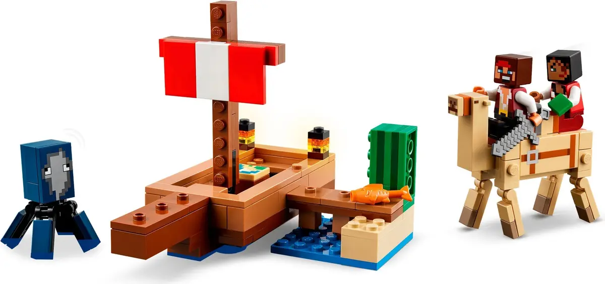 LEGO Minecraft 21259 The Pirate Ship Voyage set, image 2