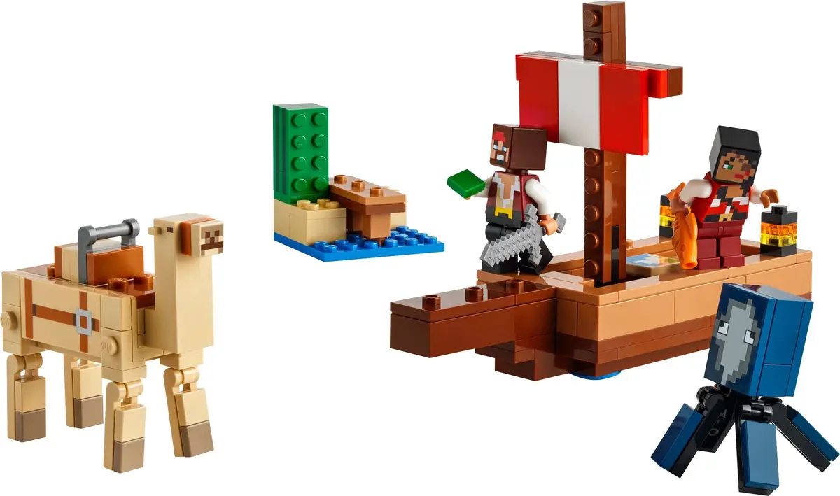 LEGO Minecraft 21259 The Pirate Ship Voyage set