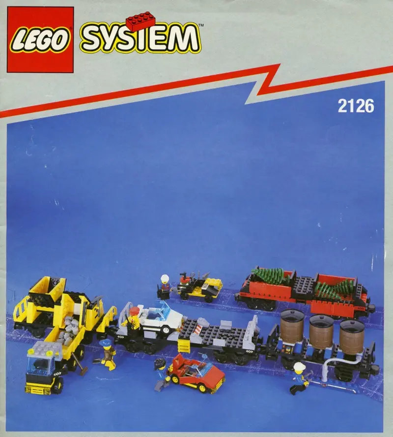 LEGO Trains 2126 Train Cars set
