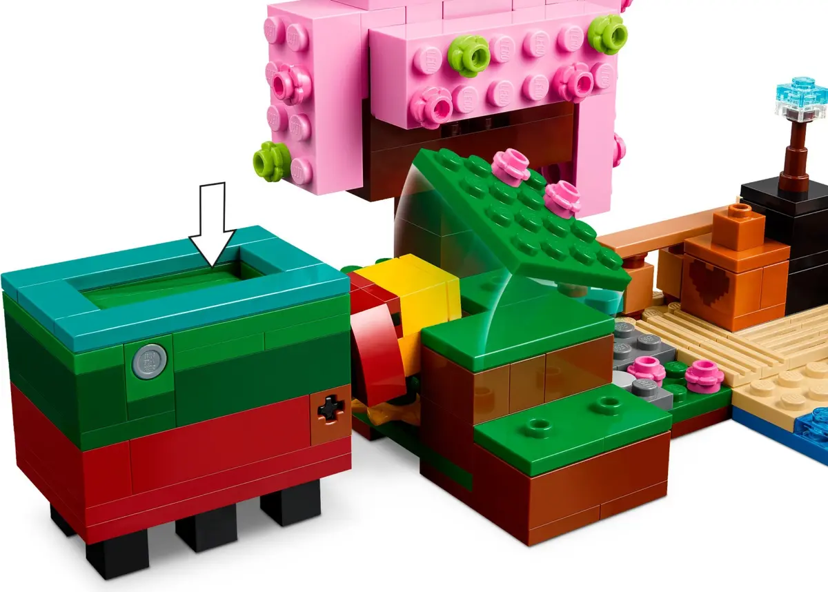 LEGO Minecraft 21260 The Cherry Blossom Garden set, image 5