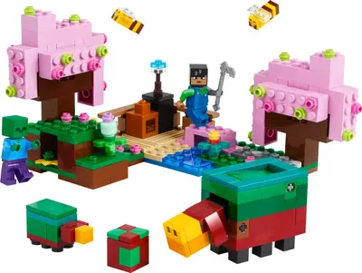 LEGO Minecraft 21260 The Cherry Blossom Garden set