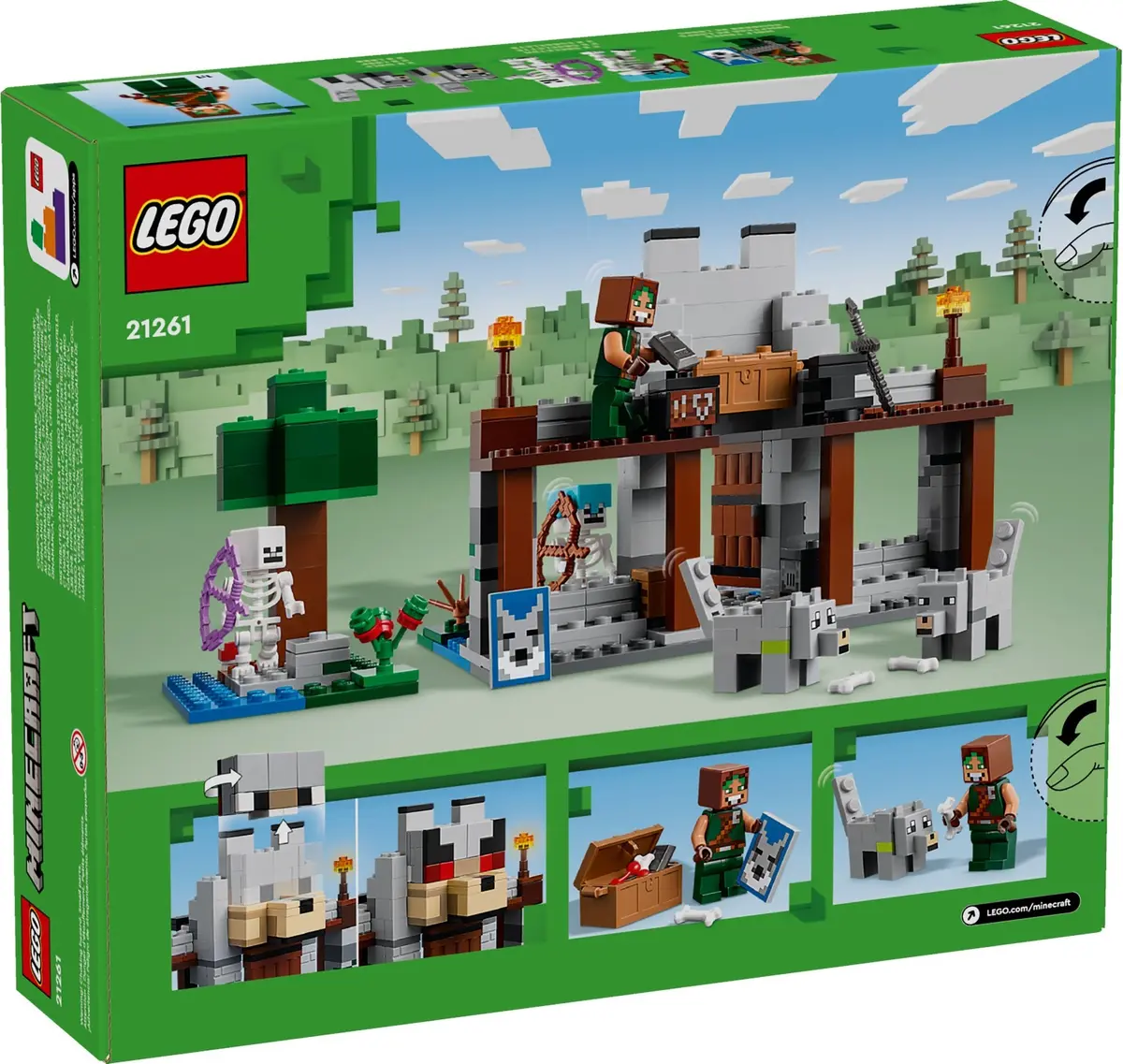 LEGO Minecraft 21261 The Wolf Stronghold set, image 5