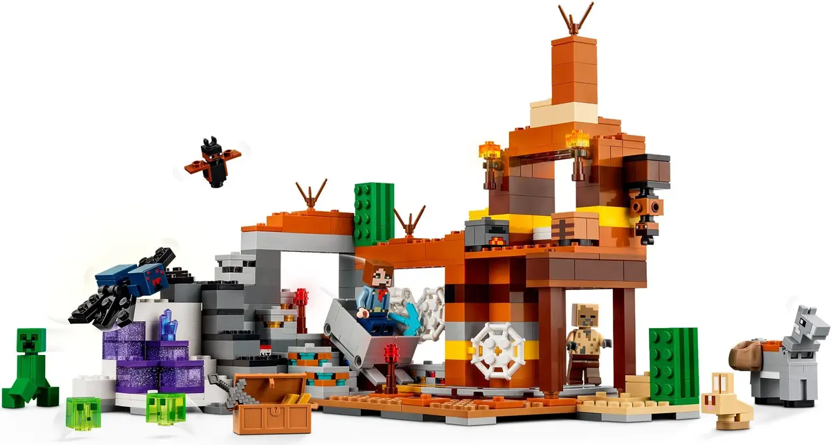 LEGO Minecraft 21263 The Badlands Mineshaft set, image 2