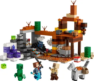 LEGO Minecraft 21263 The Badlands Mineshaft set