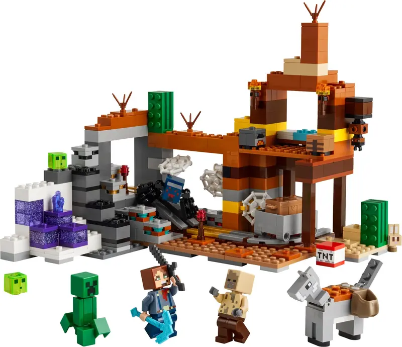LEGO Minecraft 21263 The Badlands Mineshaft set