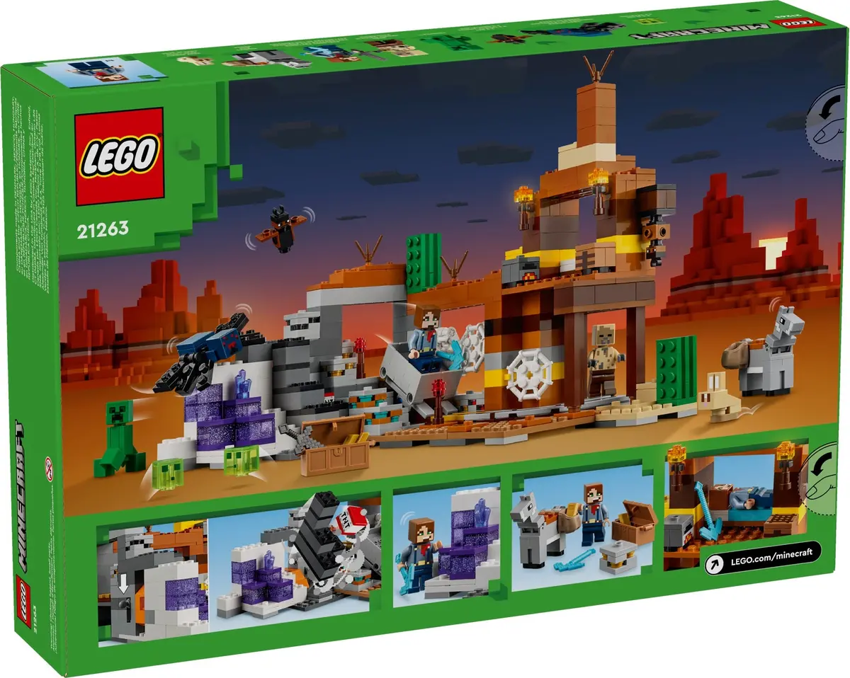 LEGO Minecraft 21263 The Badlands Mineshaft set, image 7