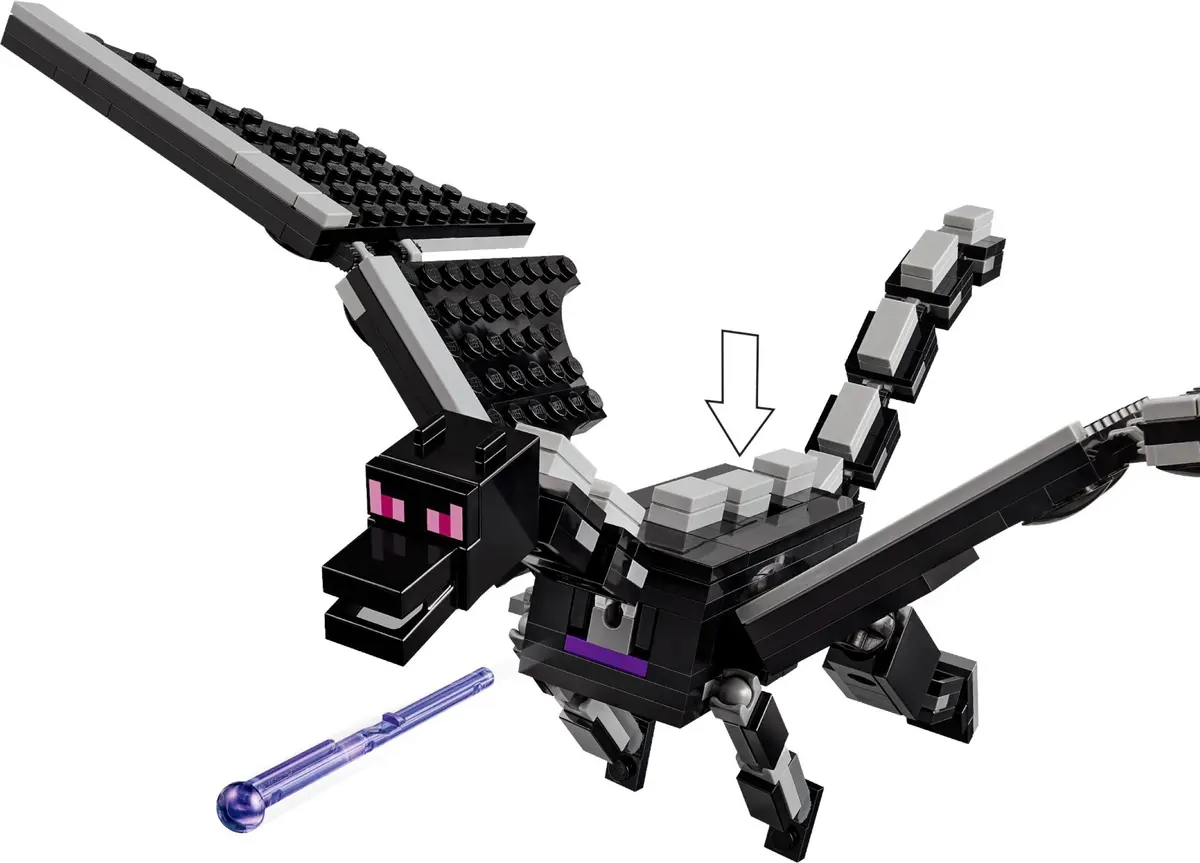 LEGO Minecraft 21264 The Ender Dragon and End Ship set, image 3