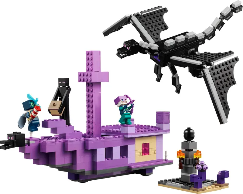 LEGO Minecraft 21264 The Ender Dragon and End Ship set