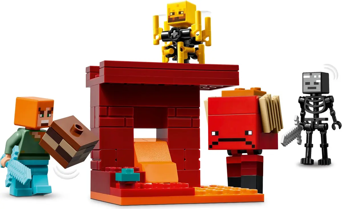 LEGO Minecraft 21266 The Nether Lava Battle set, image 7