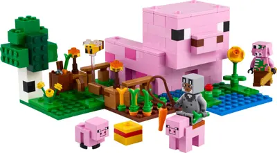 LEGO Minecraft 21268 The Baby Pig House set