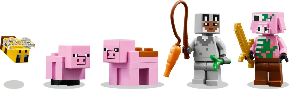 LEGO Minecraft 21268 The Baby Pig House set, image 6