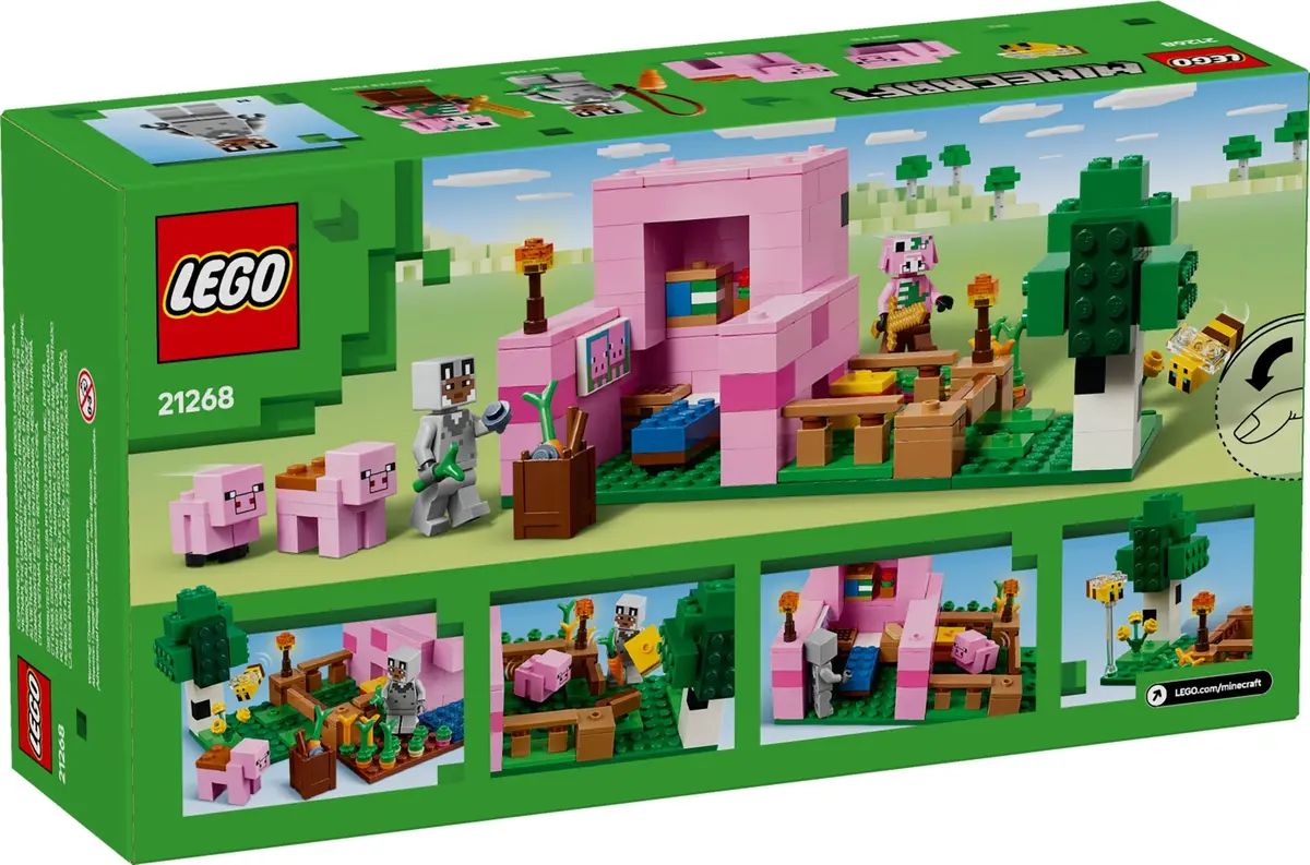 LEGO Minecraft 21268 The Baby Pig House set, image 2