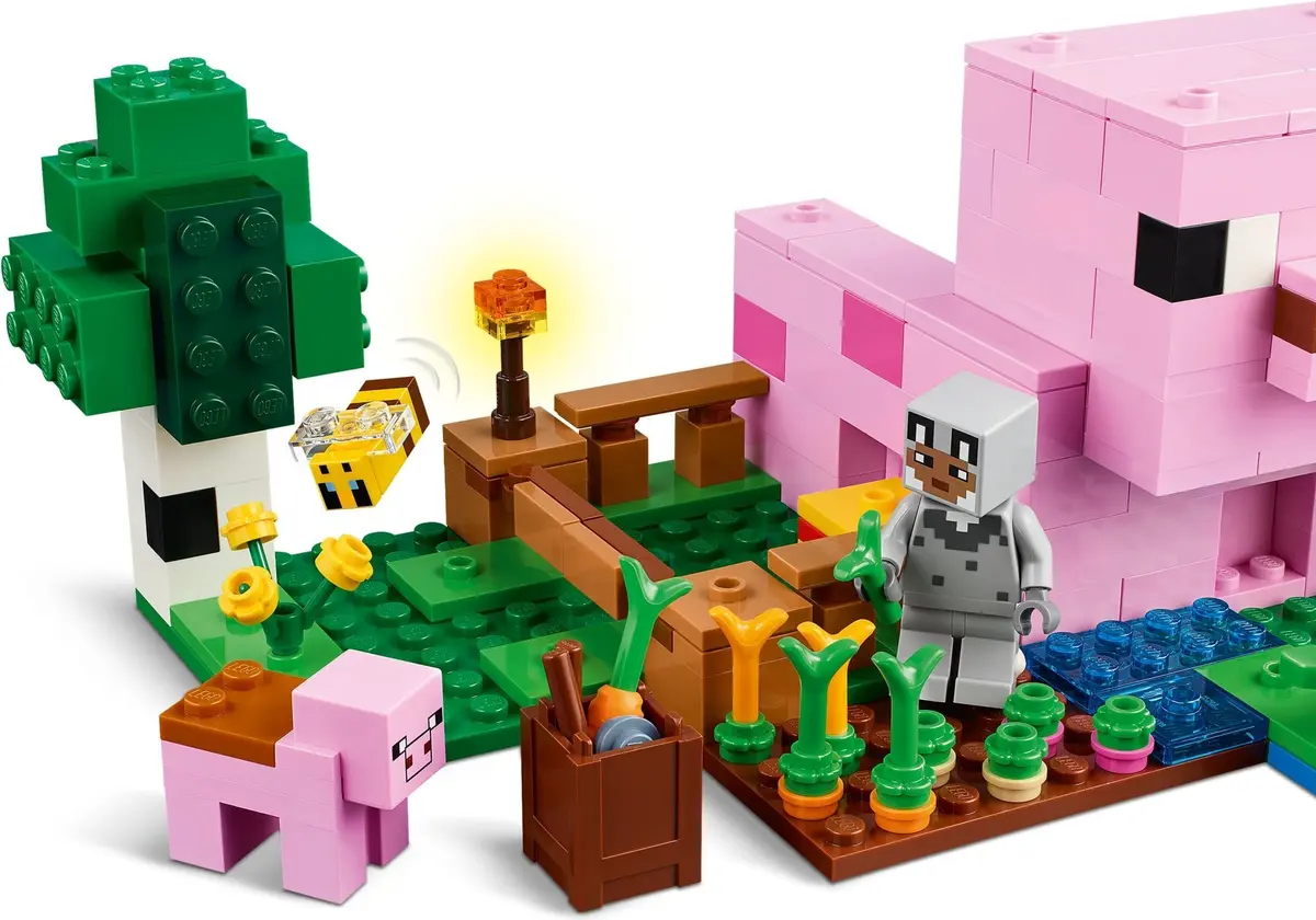 LEGO Minecraft 21268 The Baby Pig House set, image 8