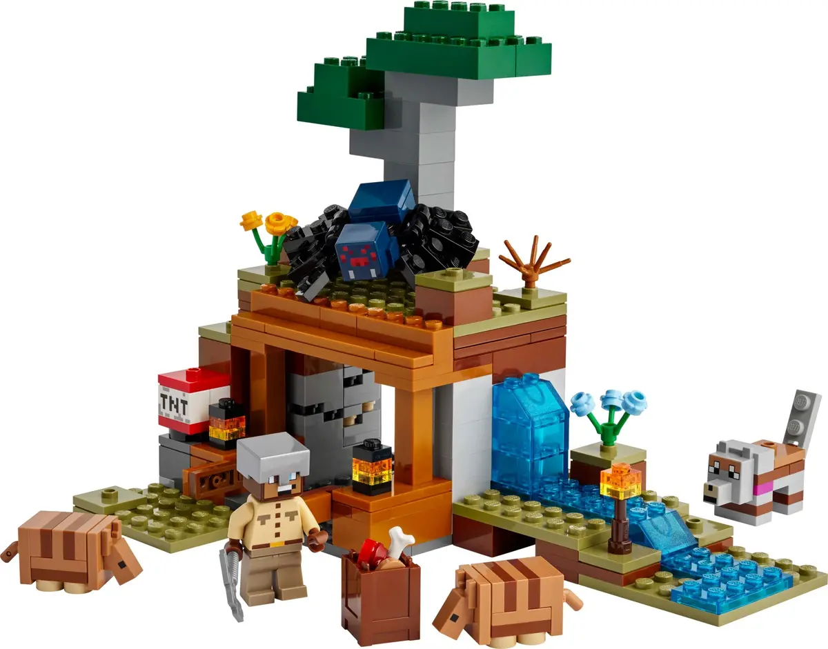 LEGO Minecraft 21269 The Armadillo Mine Expedition set