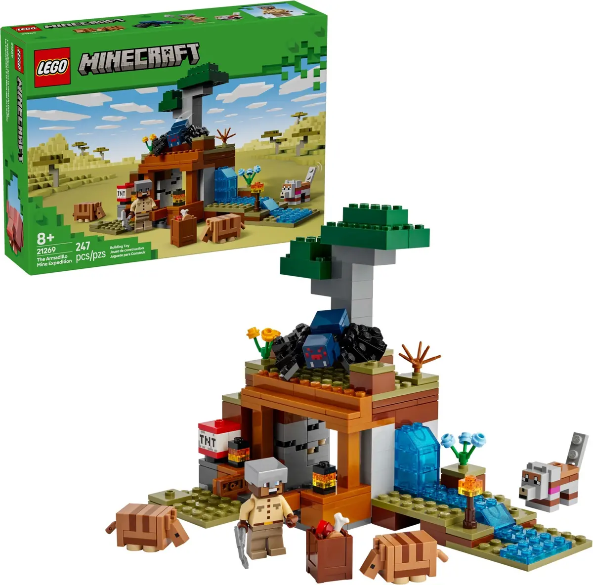 LEGO Minecraft 21269 The Armadillo Mine Expedition set, image 3