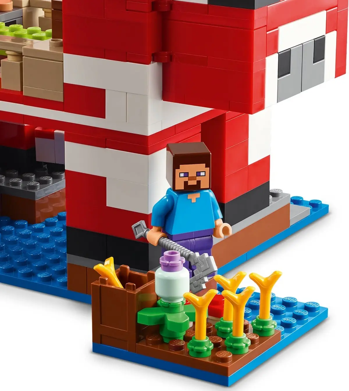 LEGO Minecraft 21270 The Mooshroom House set, image 10