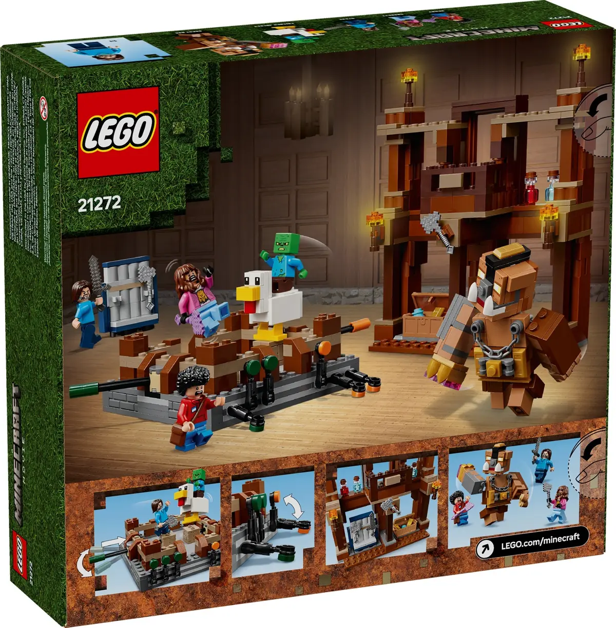 LEGO Minecraft 21272 Woodland Mansion Fighting Ring set, image 2