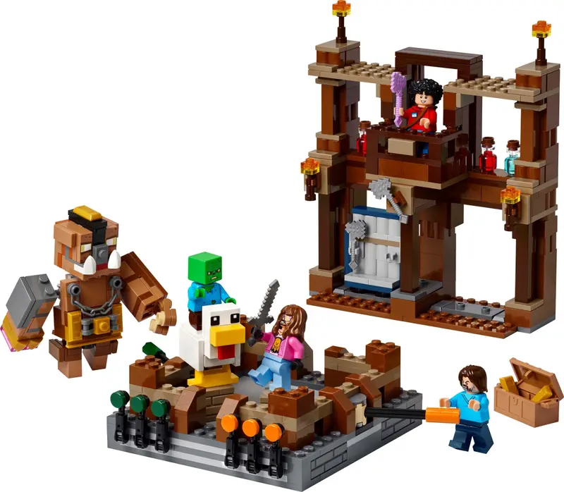 LEGO Minecraft 21272 Woodland Mansion Fighting Ring set