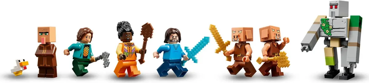LEGO Minecraft 21273 The Ghast Balloon Village Attack set, image 8