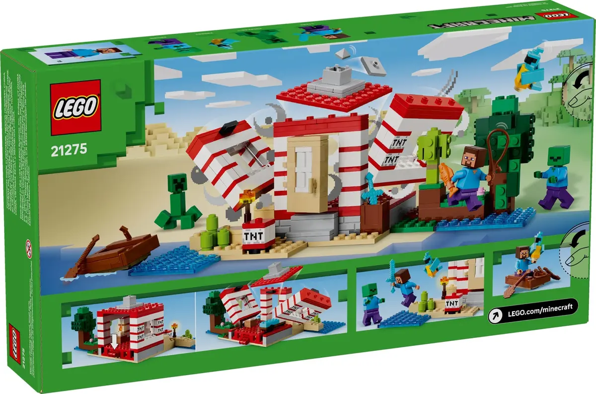 LEGO Minecraft 21275 The TNT Jungle House set, image 2