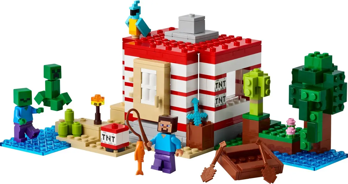 LEGO Minecraft 21275 The TNT Jungle House set