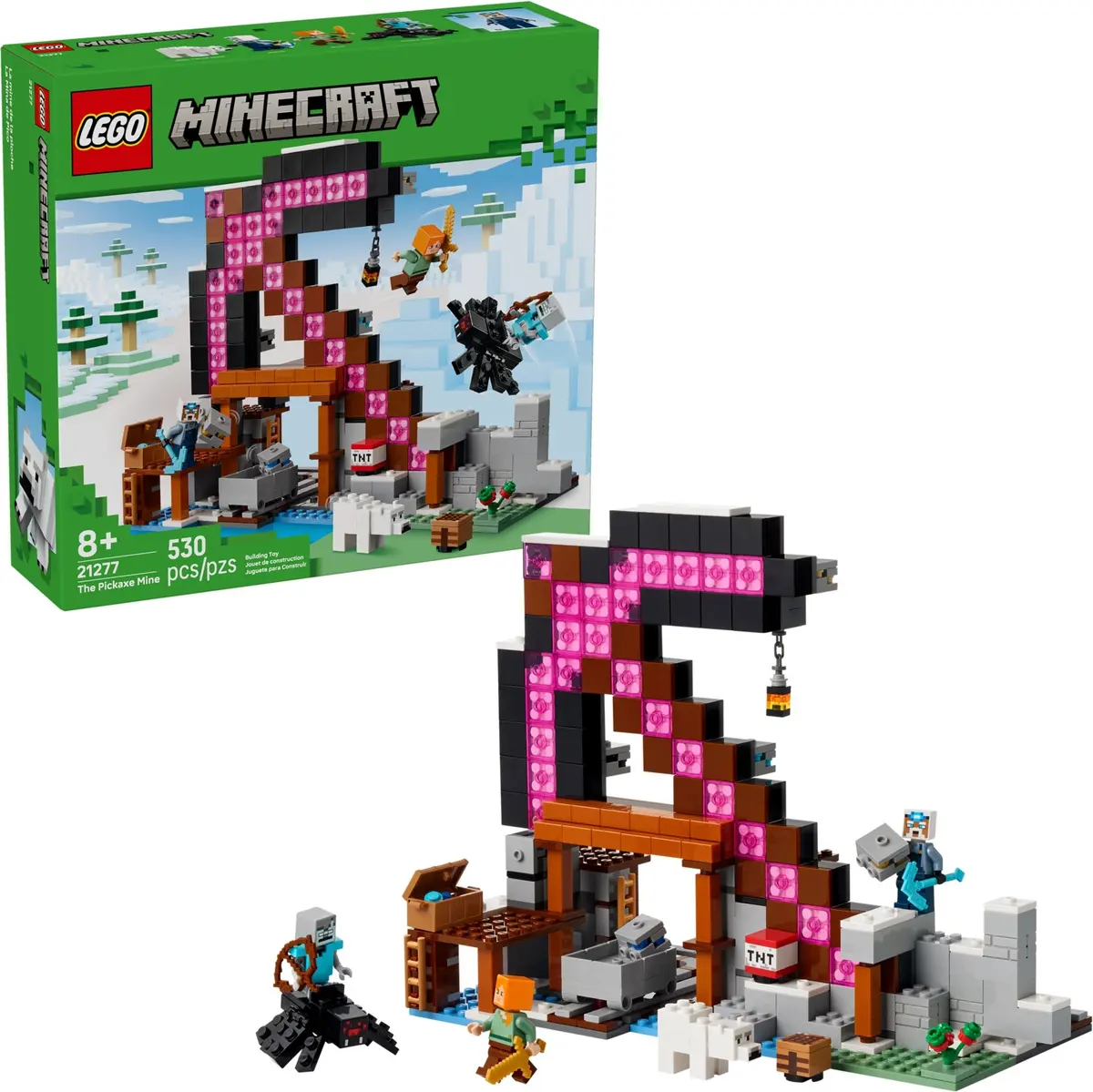 LEGO Minecraft 21277 The Pickaxe Mine set, image 3