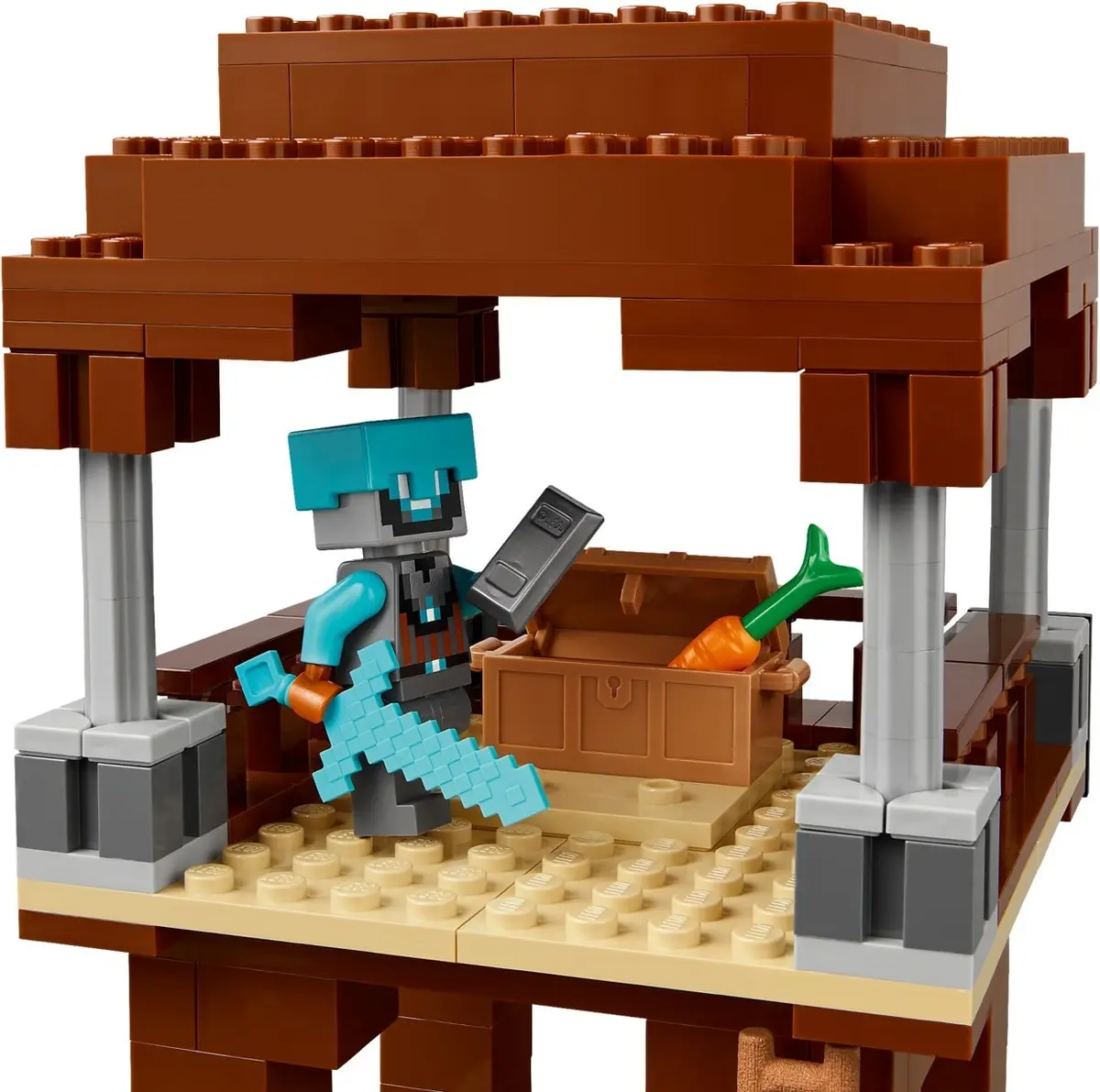 LEGO Minecraft 21278 The Pillager Outpost and Ravager set, image 11