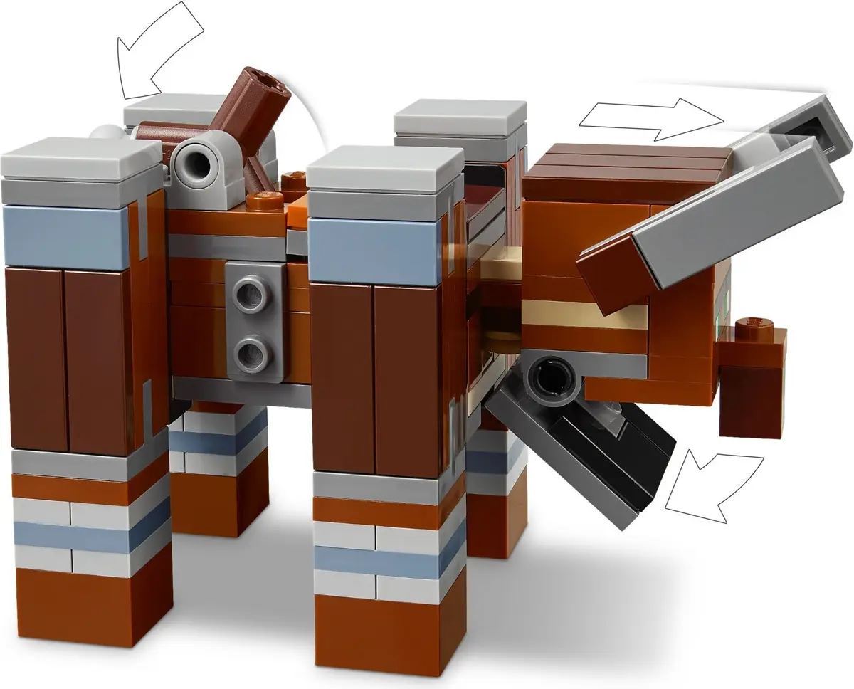 LEGO Minecraft 21278 The Pillager Outpost and Ravager set, image 9