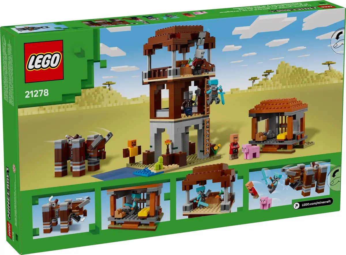 LEGO Minecraft 21278 The Pillager Outpost and Ravager set, image 2