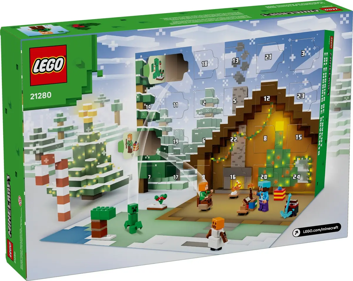 LEGO Minecraft 21280 LEGO Minecraft Advent Calendar 2025 set, image 3