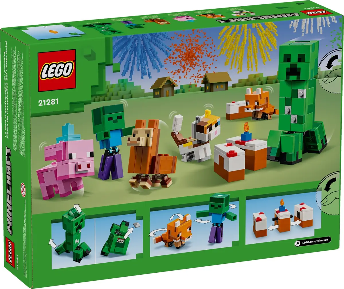 LEGO Minecraft 21281 Baby Pig's Birthday Celebration set, image 3