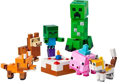LEGO Minecraft 21281 Baby Pig's Birthday Celebration set