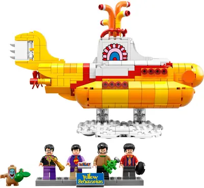 LEGO Ideas 21306 The Beatles Yellow Submarine set