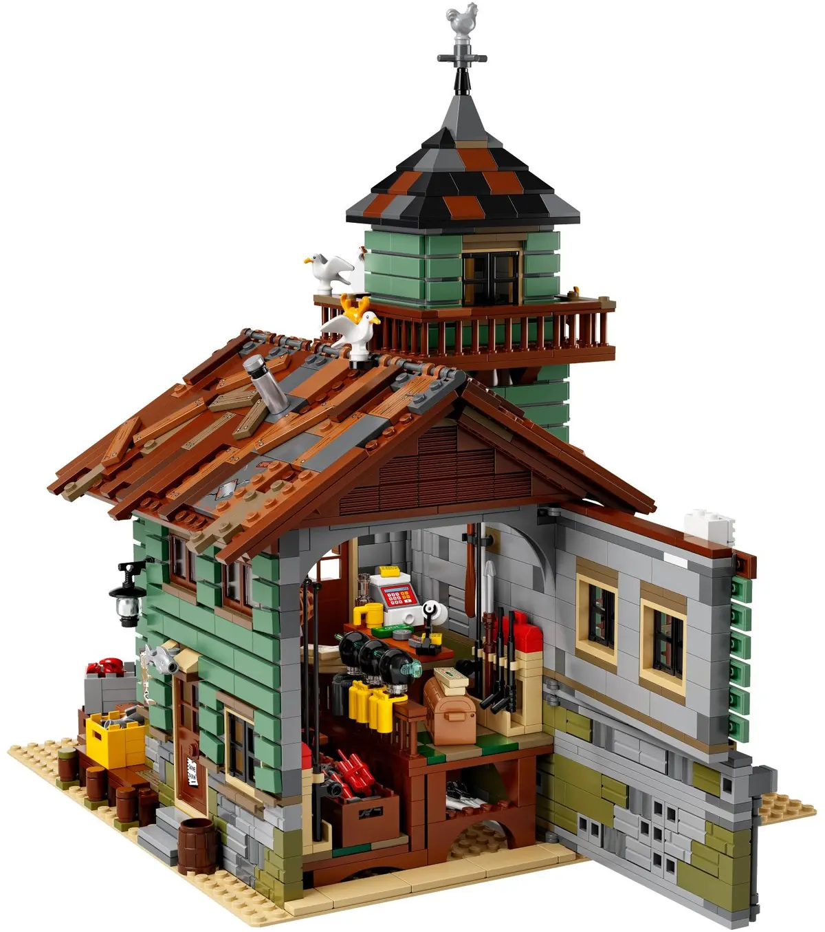 LEGO Ideas 21310 Old Fishing Store set, image 6