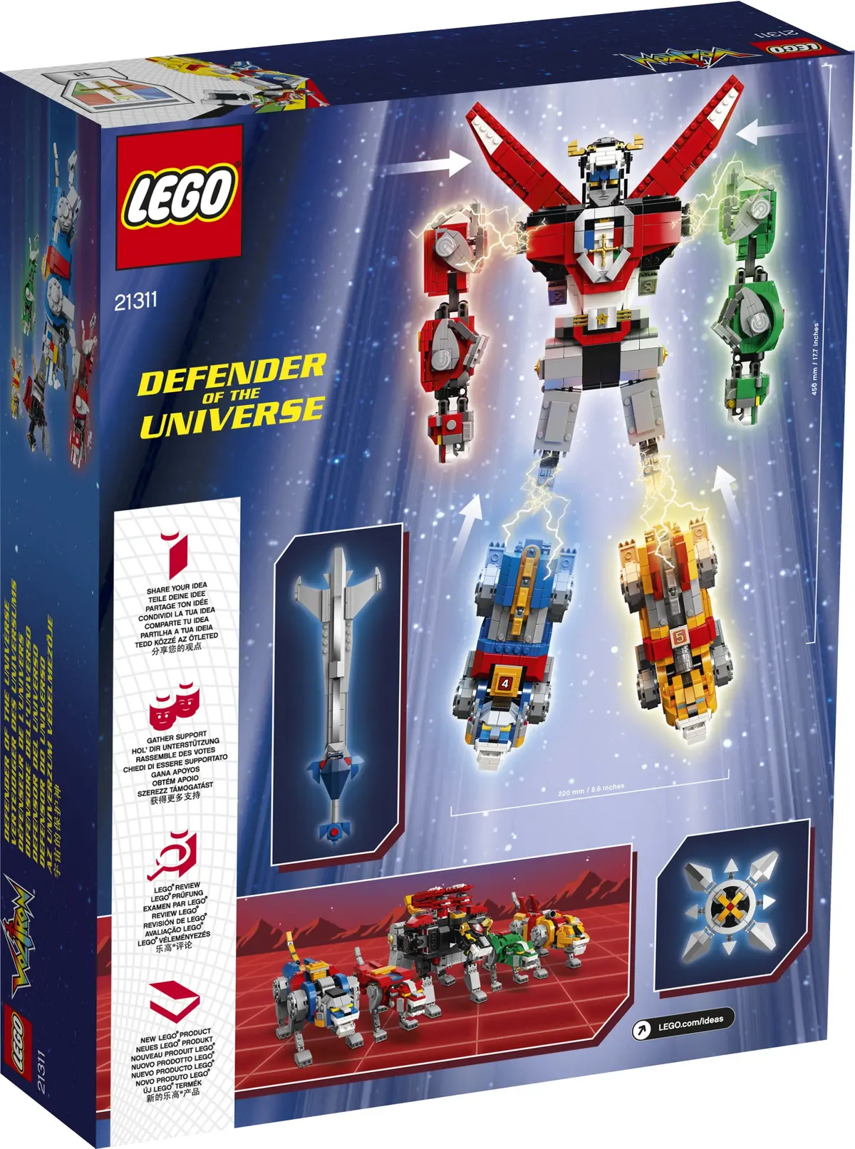LEGO Ideas 21311 Voltron set, image 18