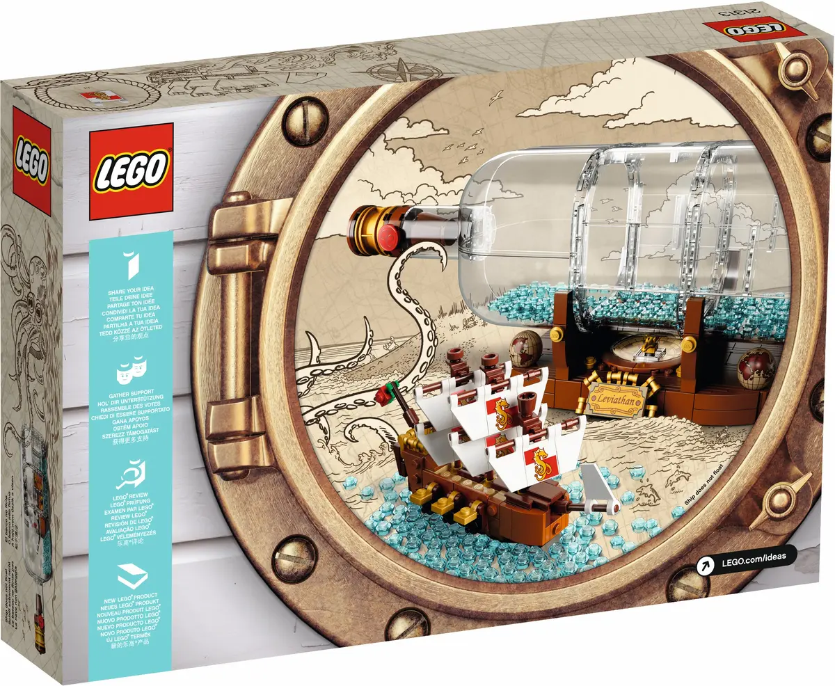 LEGO Ideas 21313 Ship in a Bottle set, image 6